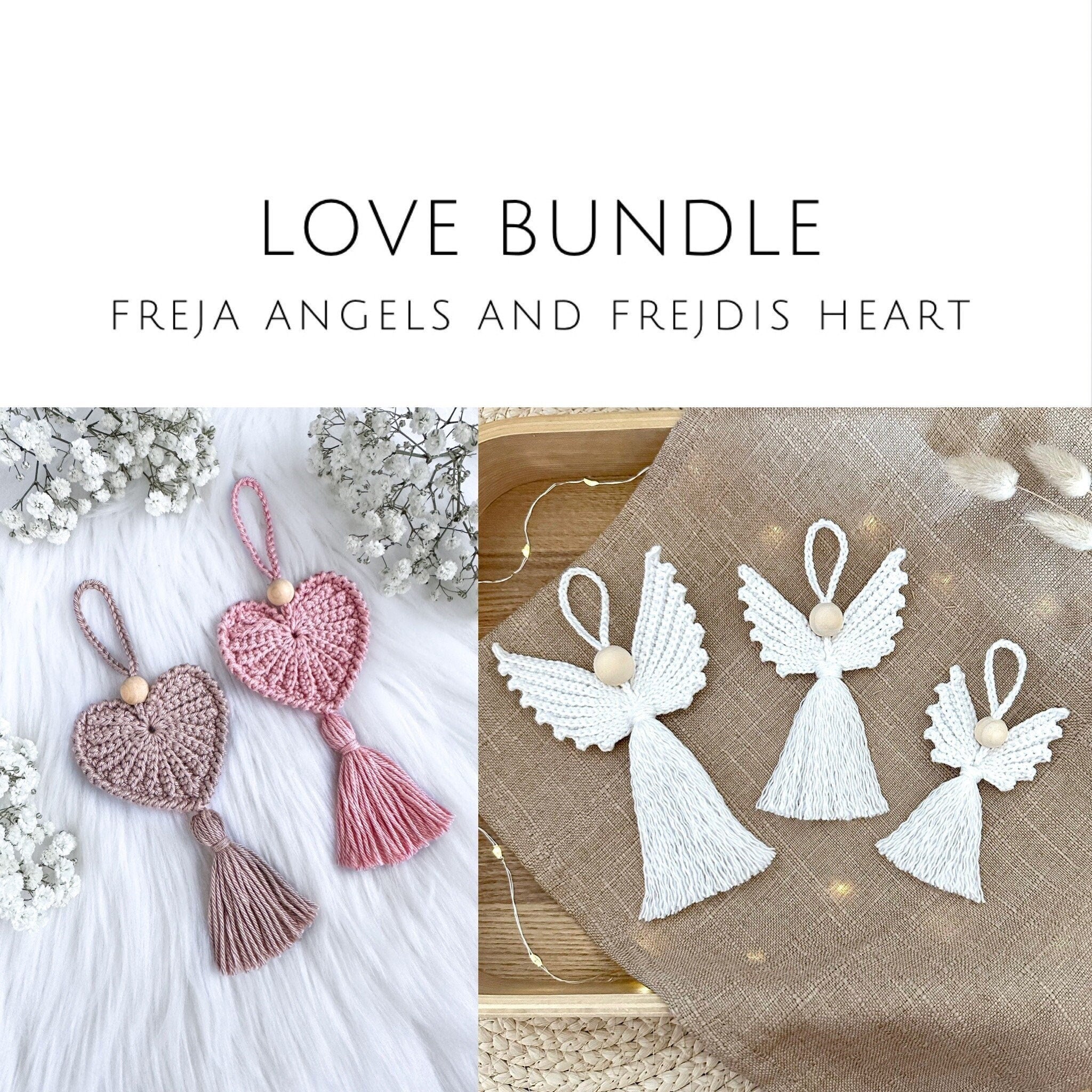 BUNDLE: Crochet heart 