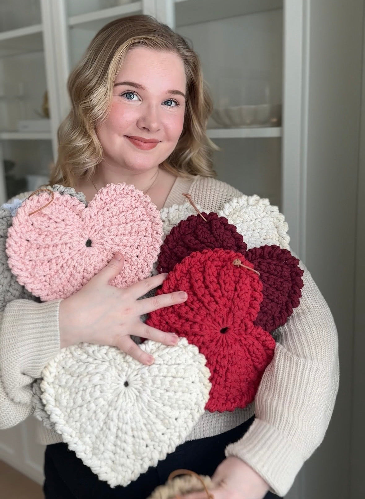 Crochet Heart Trivet Pattern PDF – Frejdis | Animo Design