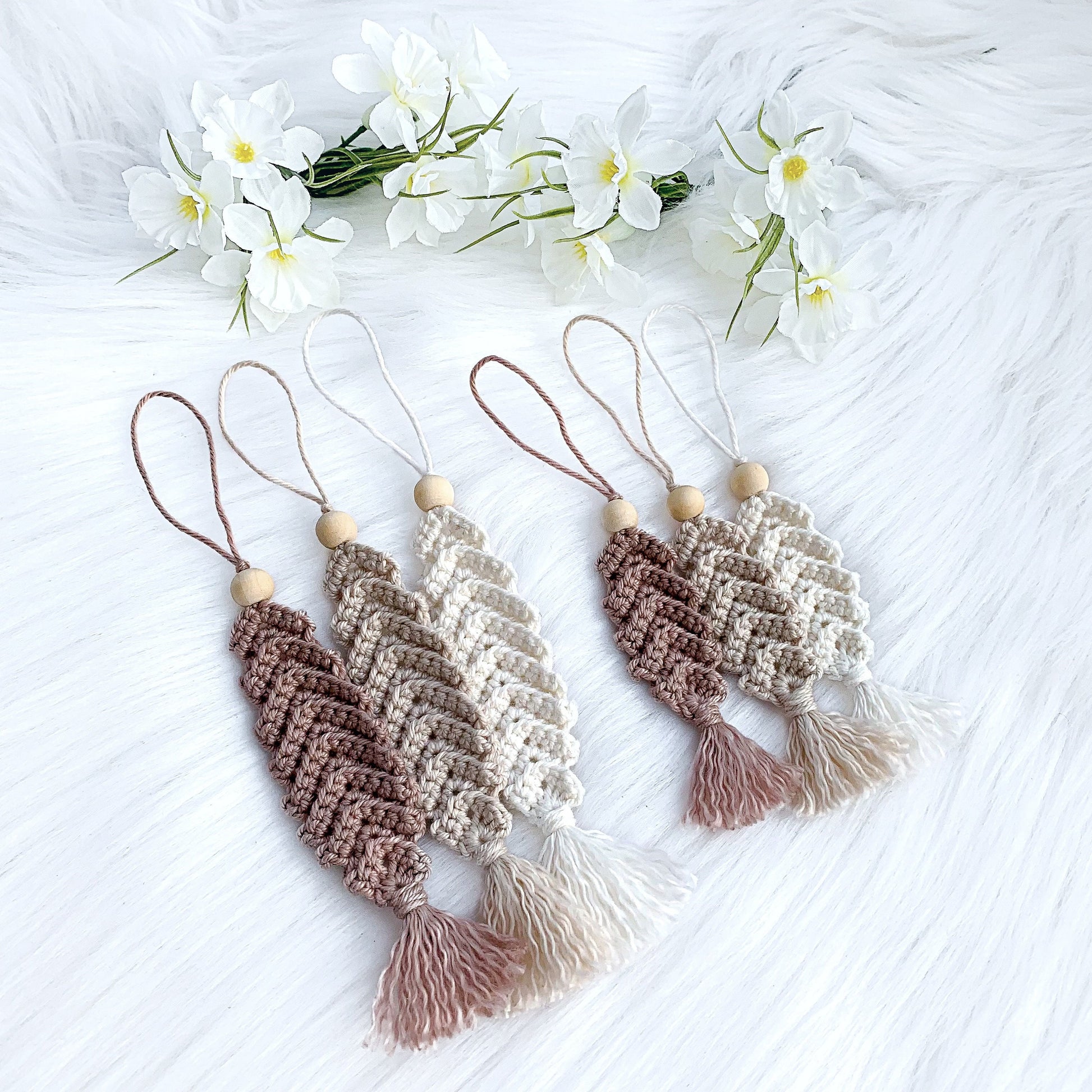 Scandinavian crochet Easter decoration with soft textures and minimalist handmade styling.